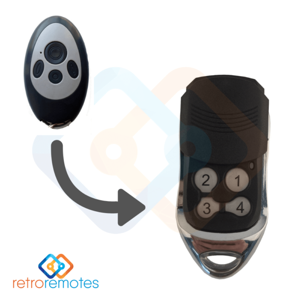 Aftermarket Remote Silver remote compatible with SEIP 433 Series