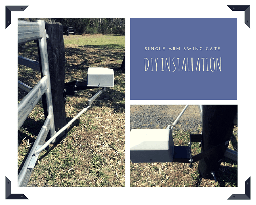 Single Arm Swing Gate DIY installation