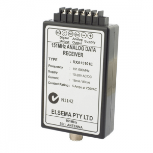 Elsema 151MHz Analog Receiver and Case - RXA15101E