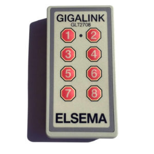 Elsema Gigalink 27.145Mhz 8 Button Remote GLT2708