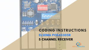 How to install the Elsema PCR43305 5 channel 433MHz Receiver