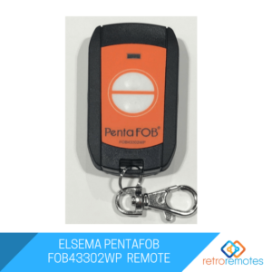 ELSEMA PENTAFOB 2 BUTTON FOB43302WP WATERPROOF REMOTE