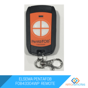 ELSEMA PENTAFOB 4 BUTTON FOB43304WP WATERPROOF REMOTE