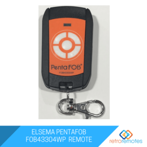 ELSEMA PENTAFOB 5 BUTTON FOB43305WP WATERPROOF REMOTE