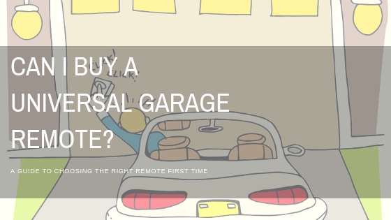 Can I buy a Universal Garage Remote