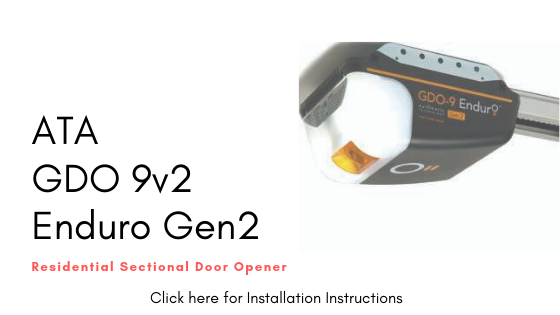 Installation Instructions for ATA GDO 9v2 Enduro Gen 2