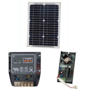 ELSEMA SOLAR 24 KIT with SOLAR CHARGER AND 12V Battery