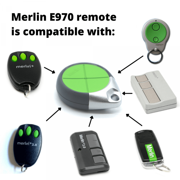 Merlin E970 compatible with Merlin 2.0 Security and Merlin+ Security