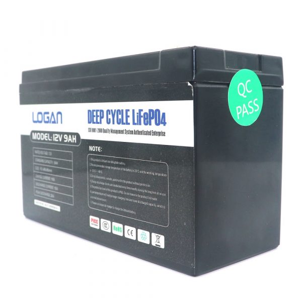 12V LIFEP04 9aH Lithium Battery