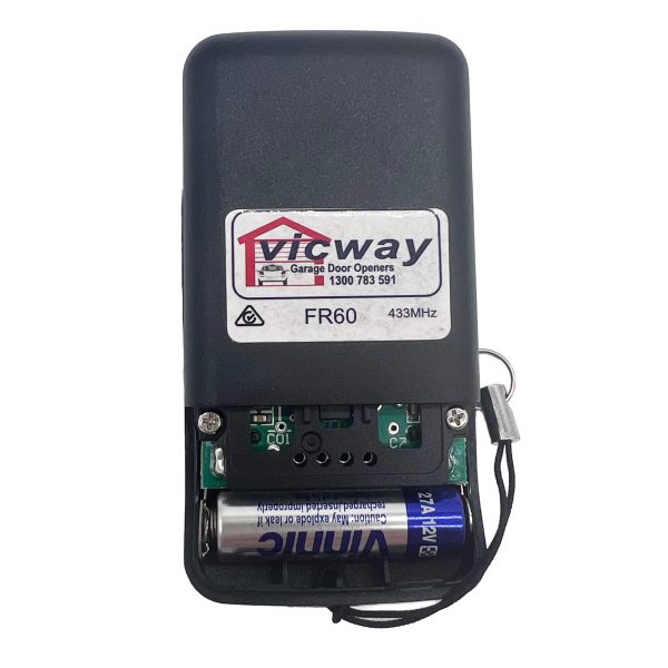 Vicway FR60 Keychain Remote: A compact and durable remote for Vicway garage door openers